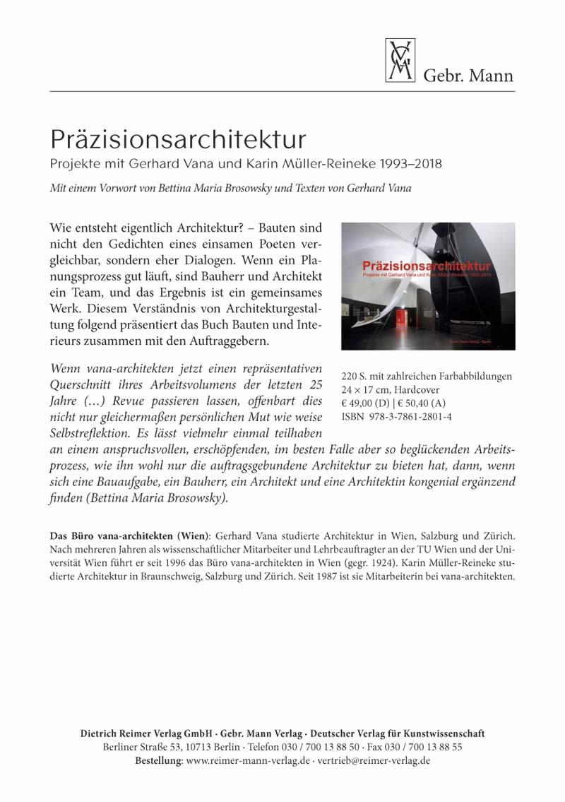 Pr&auml;zisionsarchitektur